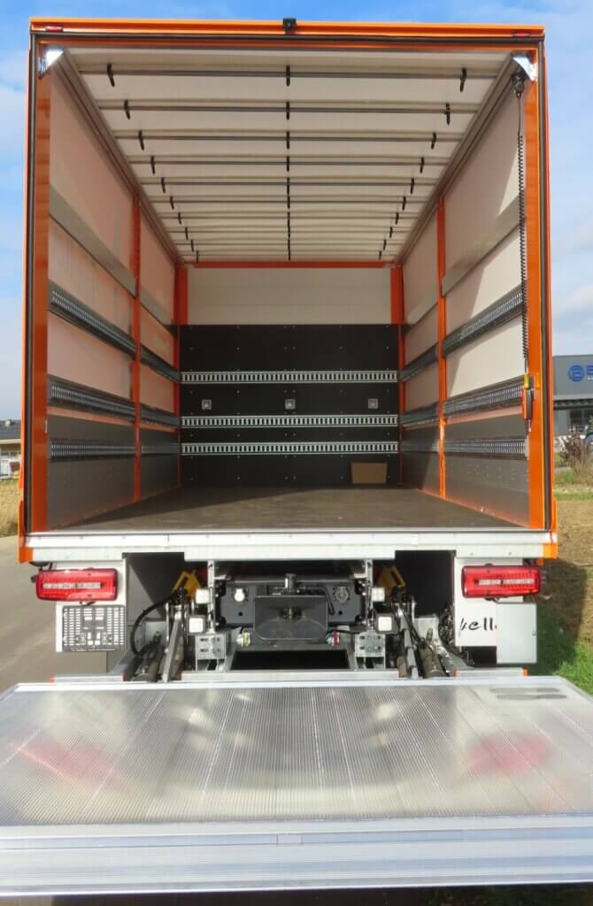 Hamburger-Verdeck Heckansicht