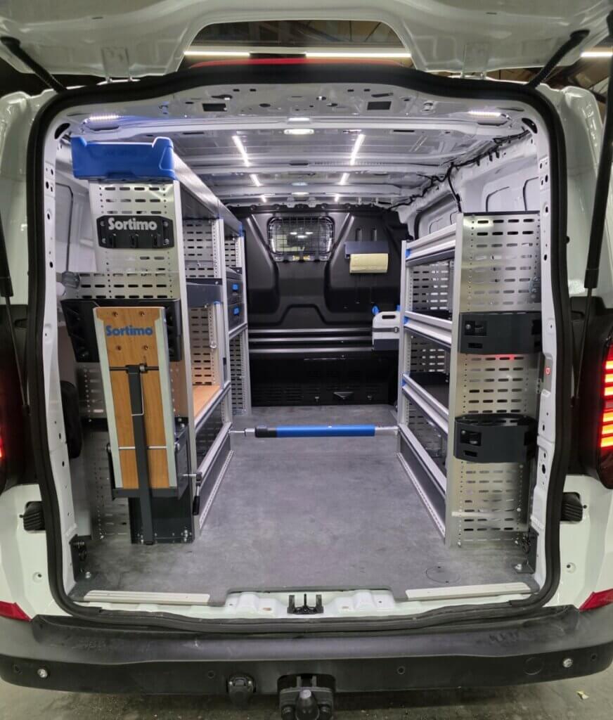 Innenausstattung für mobile Werkstatt